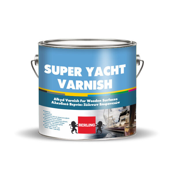 SUPER YACHT VARNISH Βερνίκι Σατινέ 2,5lt