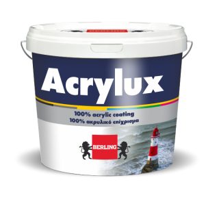 ACRYLUX 0.75lt Υπέρλευκο Ακρυλικό Χρώμα